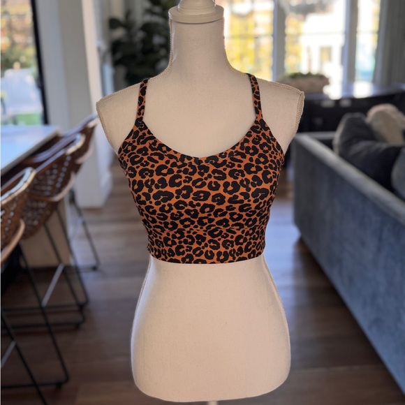 Leopard Print Crop Top - Picture 2 of 5